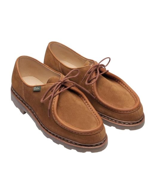 Paraboot Brown Laced Shoes for men