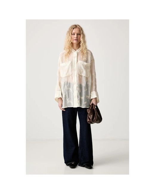 Munthe Bloemenblouse in het Natural