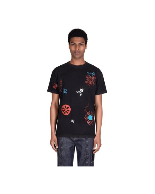 ANDERSSON BELL Black T-Shirts for men