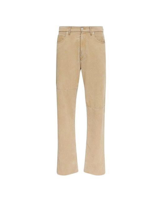 MM6 by Maison Margiela Natural Straight Jeans for men