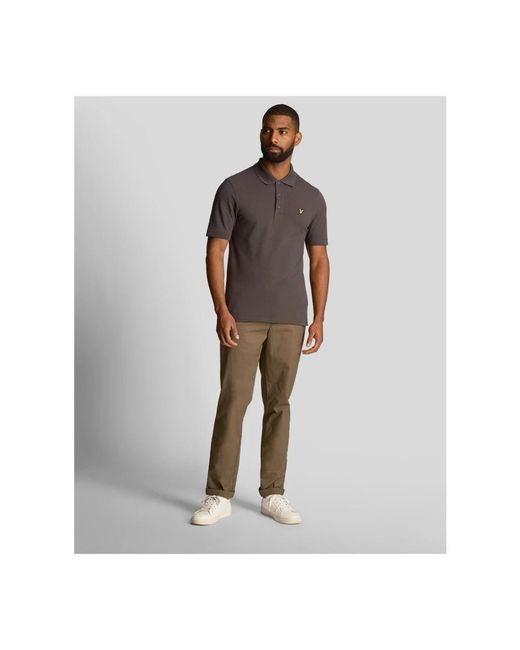 Lyle & Scott Broeken ,Groen ,Katoen Chino Broek Old Trafford Stijl in het Brown voor heren