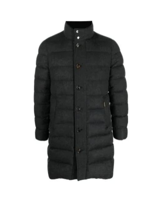 Moorer Black Down Coats for men