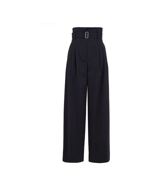 Straight Trousers SOLOTRE en coloris Blue