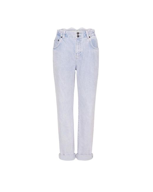 One Teaspoon Blue Straight Fit Jeans