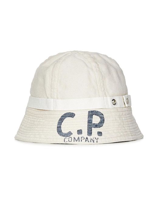C P Company White Hats for men