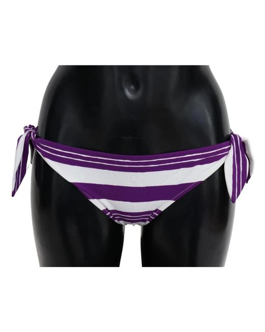 Dolce & Gabbana Purple Bikinis