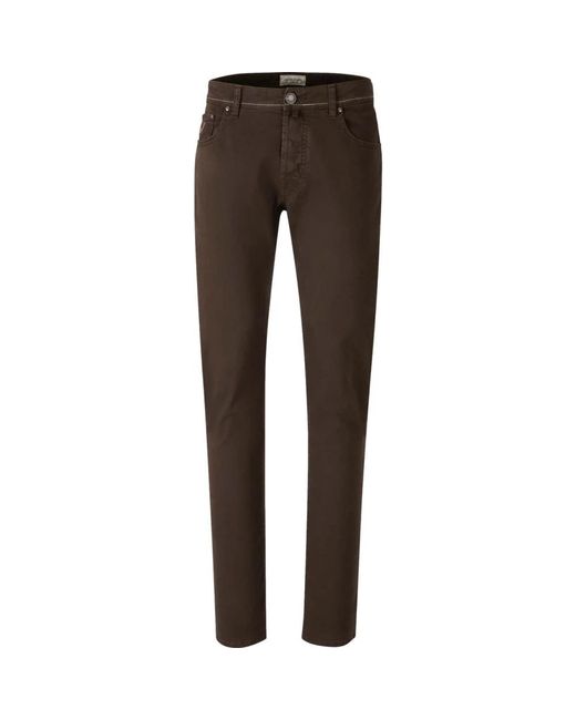 Jacob Cohen Brown Slim-Fit Jeans for men