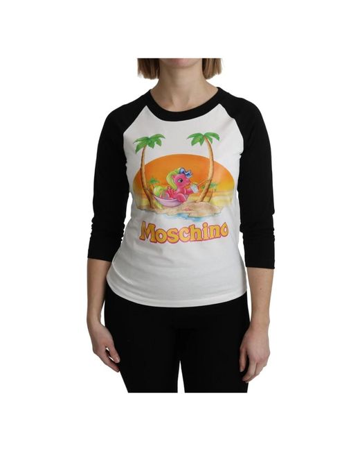 Moschino Black My Little Pony Baseball Tee Tsh5086Bg