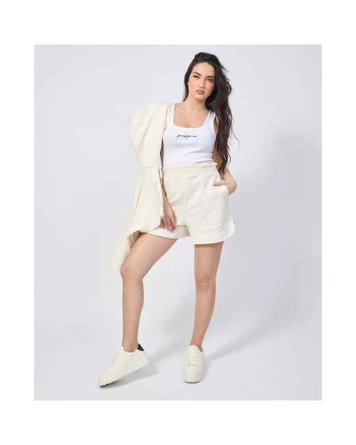 Jijil White Short Shorts