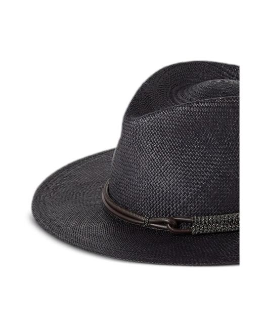Brunello Cucinelli Black Hats