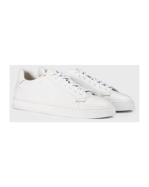 Doucal's Ledersneaker | weiß in White für Herren