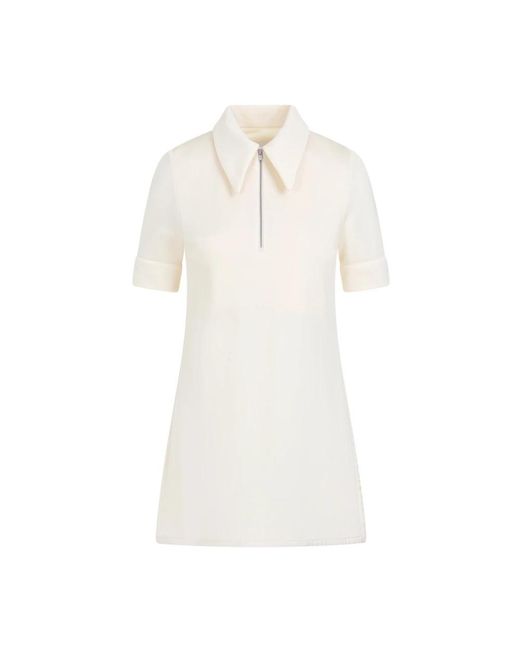 Jil Sander White Polo Shirts