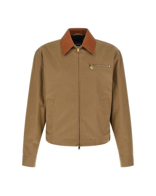 Versace Green Light Jackets for men