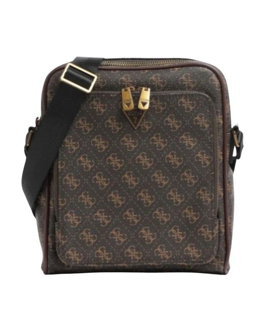 Messenger Bags di Guess in Black da Uomo
