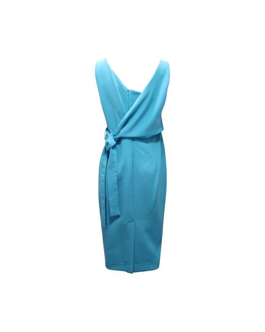 Midi Dresses Sandro Ferrone en coloris Blue