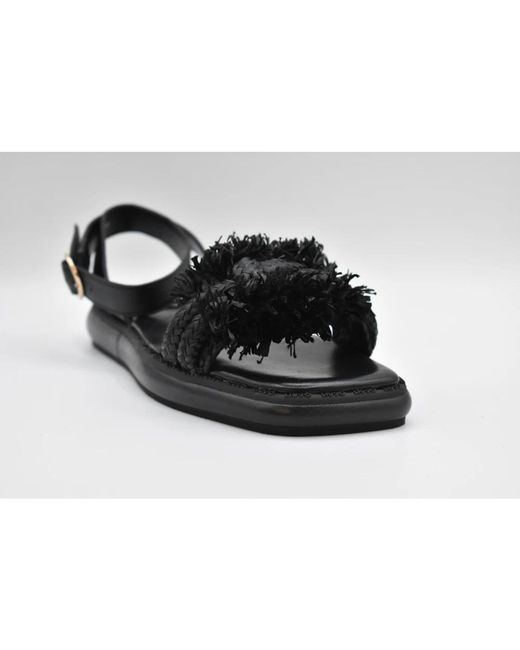 Liu Jo Black Flat Sandals