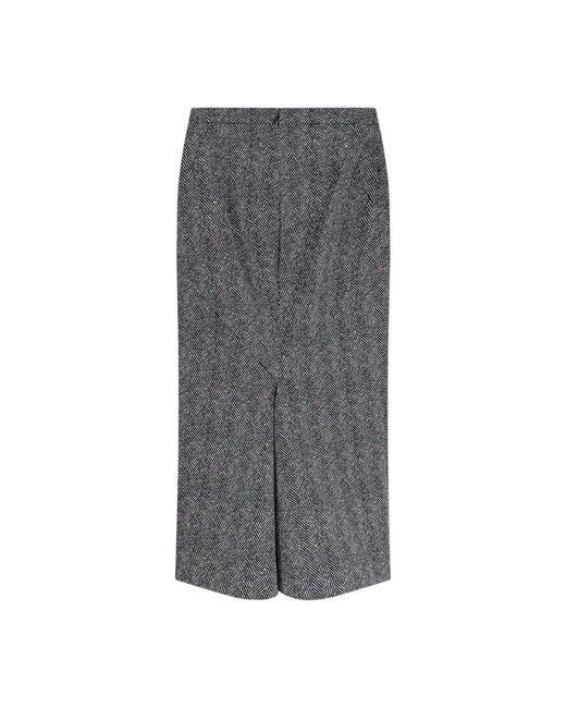 Givenchy Gray Midi Skirts