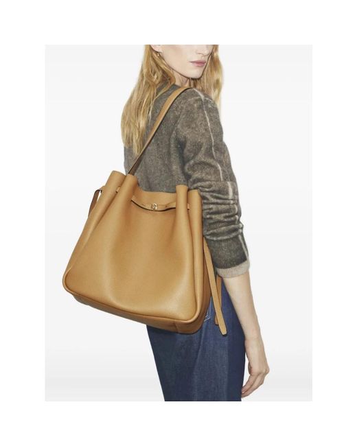 Tory Burch Natural Bucket Bags