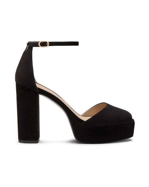 Stuart Weitzman Black High Heel Sandals