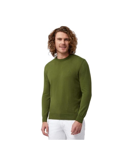 Harmont & Blaine Green Round-Neck Knitwear for men