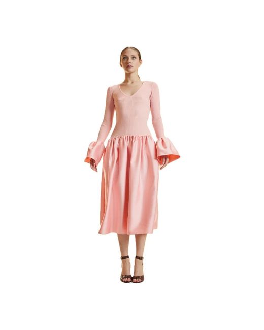 Cynthia Rowley Pink Fiona Kleid