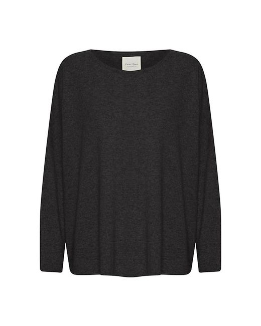 Part Two Black Round-Neck Knitwear