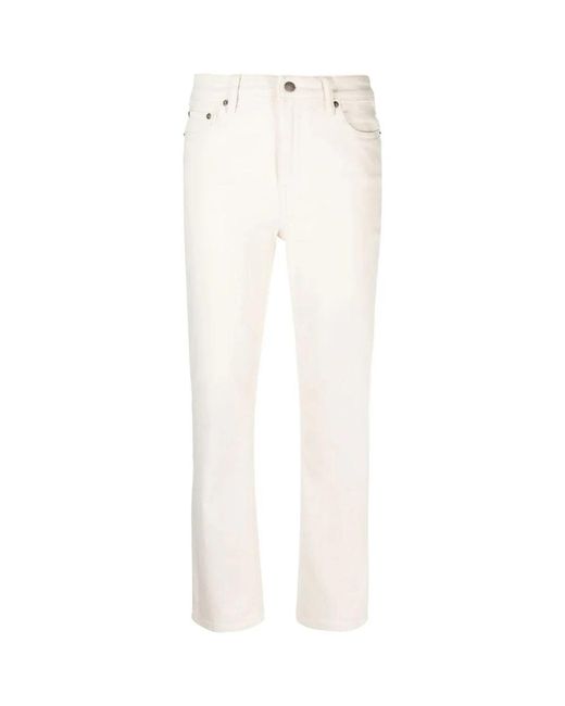 Ralph Lauren White Straight Jeans