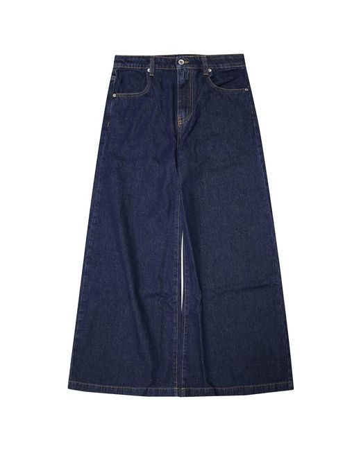 Dixie Flare Denim Broek in het Blue