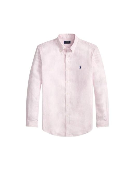Polo Ralph Lauren Pink Casual Shirts for men