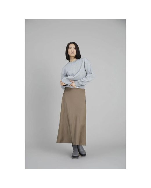 Munthe Rokken ,Bruin ,Elegante Camel Rok in het Natural