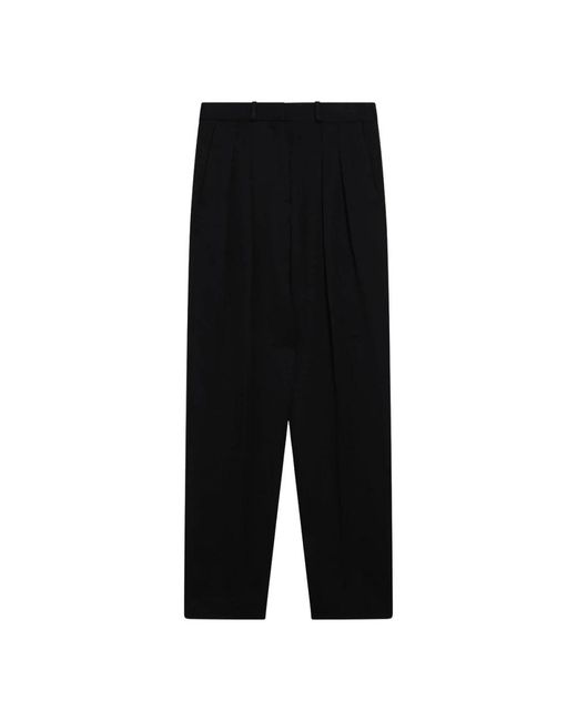 Loulou de Saison Black Straight Trousers