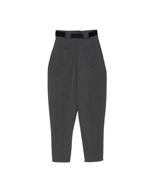 Cropped Trousers Elisabetta Franchi de color Black