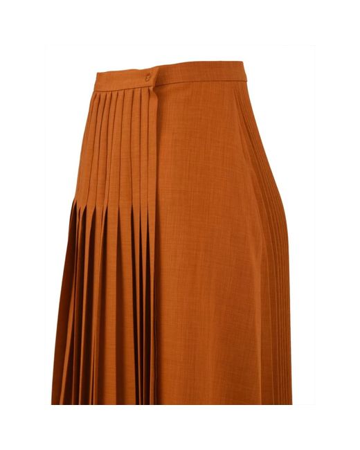 Beatrice B. Brown Midi Skirts