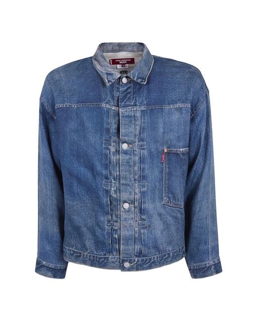 Junya Watanabe Blue Denim Jackets for men