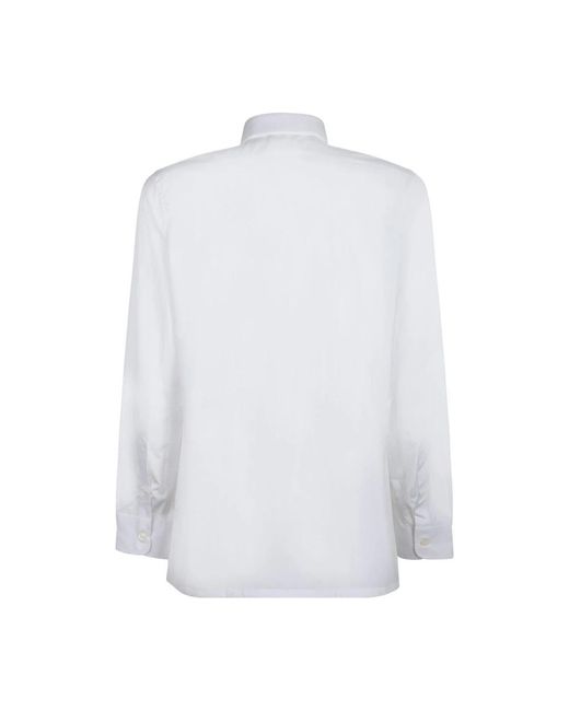 Givenchy Overhemden ,Wit ,Katoen Witte 4G Geborduurde Overhemd in het White voor heren