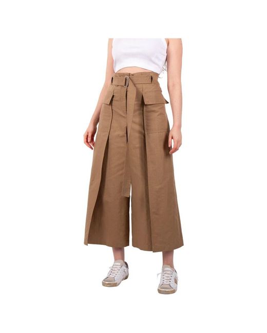 Weekend by Maxmara Brown Cropped Trousers