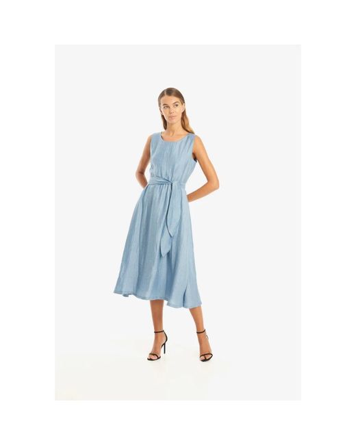 Dresses > day dresses > midi dresses Vicario Cinque en coloris Blue