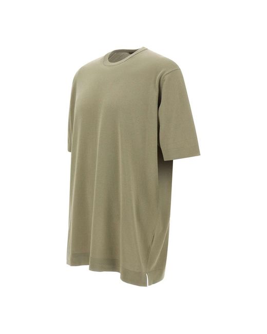 FILIPPO DE LAURENTIIS Green Round-Neck Knitwear for men