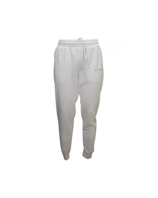 Pantaloni bianchi in cotone poliestere ump24240pa of di John Richmond in Gray da Uomo