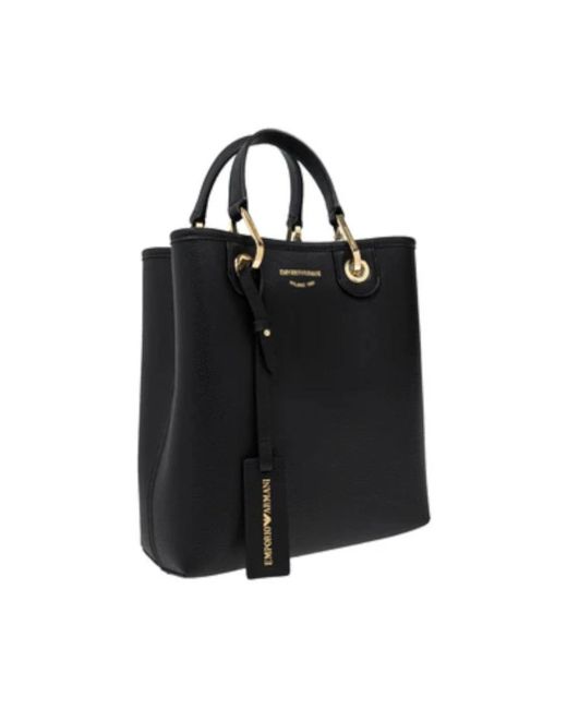 Emporio Armani Black Tote Bags