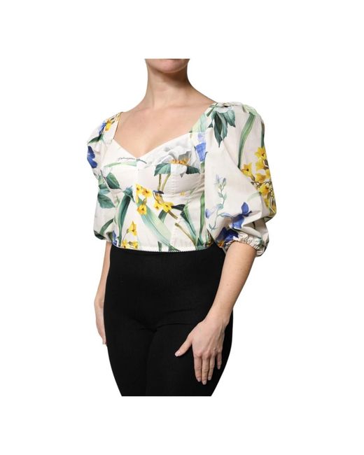Dolce & Gabbana Black Blouses