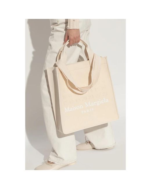 Maison Margiela Natural Tote Bags