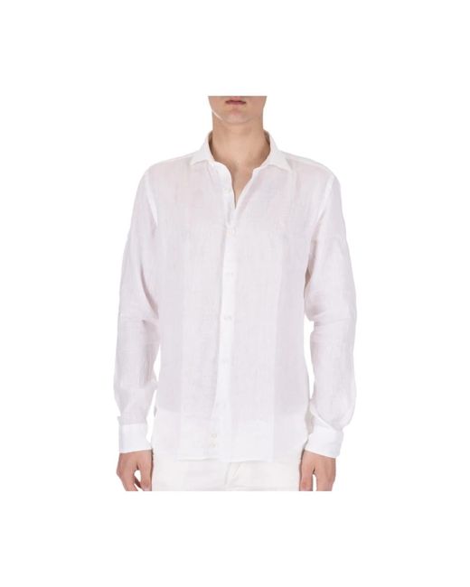 Camicia lino mercer stile di Altea in White da Uomo