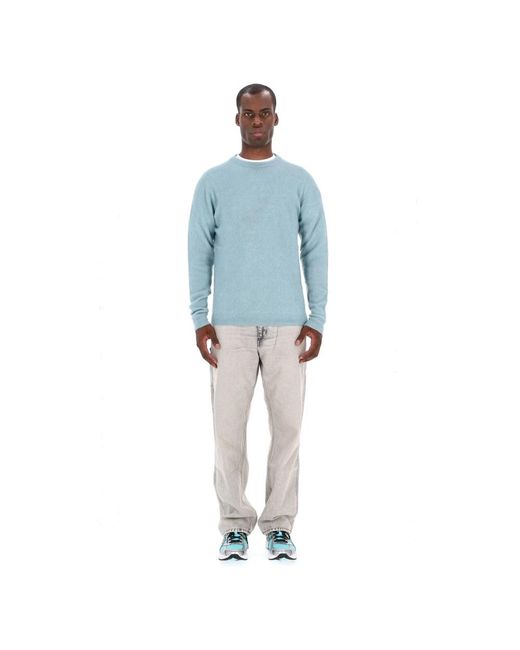 Roberto Collina Blue Cashmere Knitwear for men