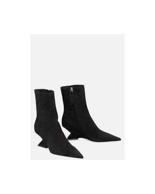 The Attico Black Cheope Ankle Boot