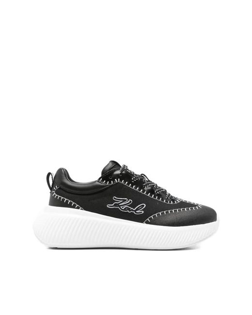 Karl Lagerfeld Black Kreeper Signia Sneakers