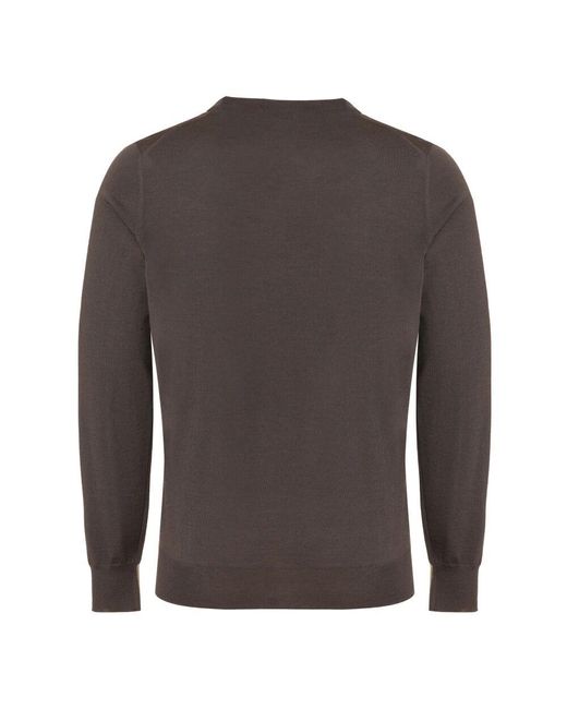Round-Neck Knitwear di Drumohr in Brown da Uomo