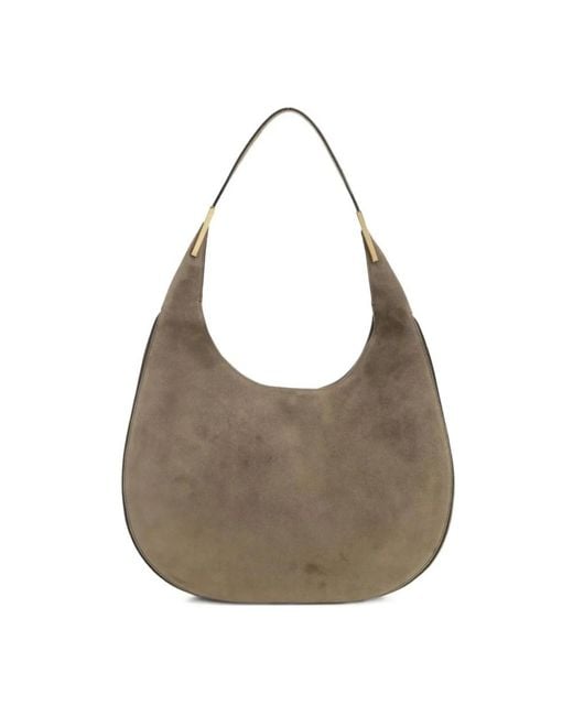 SAVETTE Gray Shoulder Bags