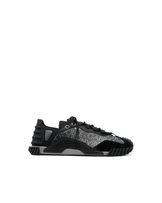 Dolce & Gabbana Ns1 monogram sneakers in Black für Herren