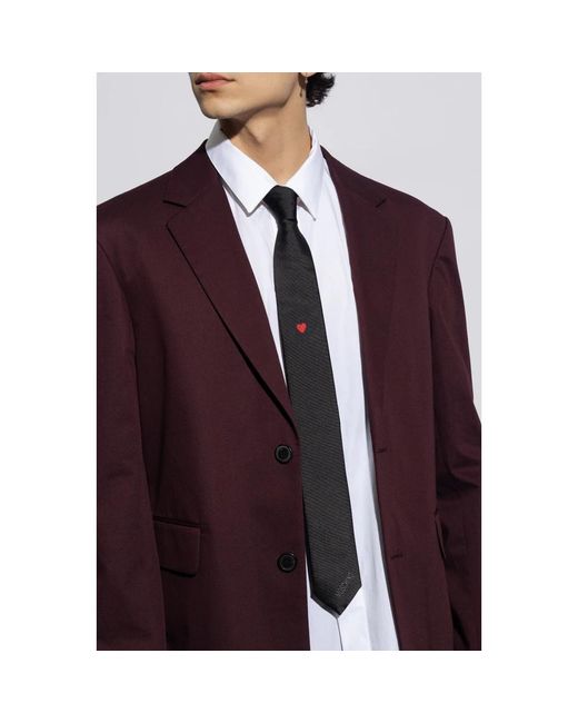 Ties Moschino de hombre de color Black